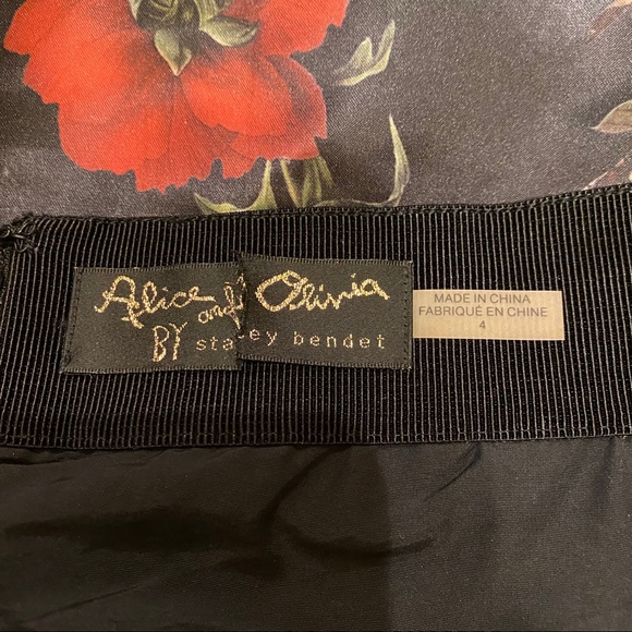 🎀SOLD🎀Alice + Olivia Tina Tropical Fauna Skirt - Picture 8 of 9